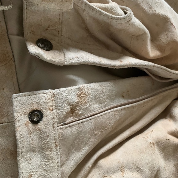 Vintage suede fully lined straight leg pants - Picture 11 of 12